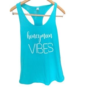 Turquoise Honeymoon Vibes Tank‎ Top